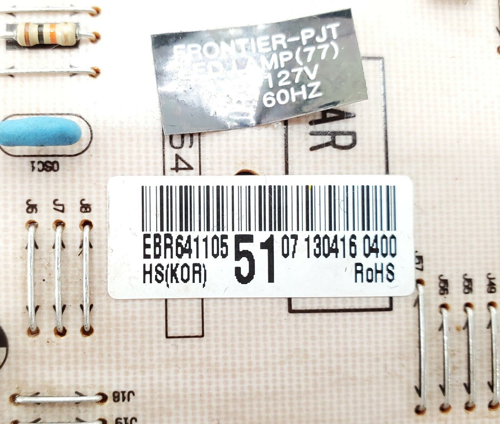 LG Refrigerator Control EBR64110551