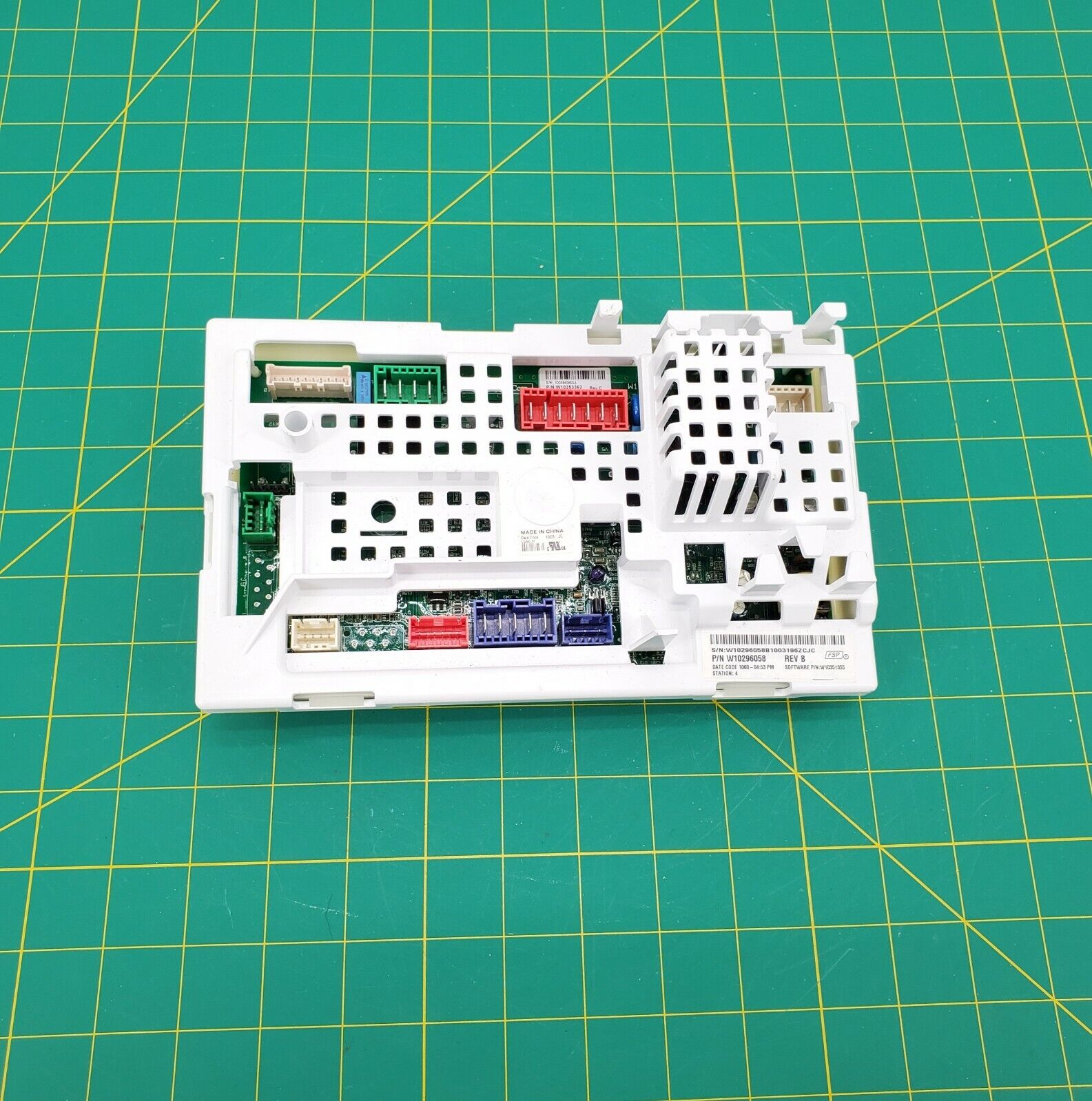 Whirlpool Washer Control  W10296058