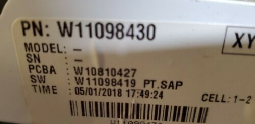 OEM  Whirlpool Dryer Control Board W11098430