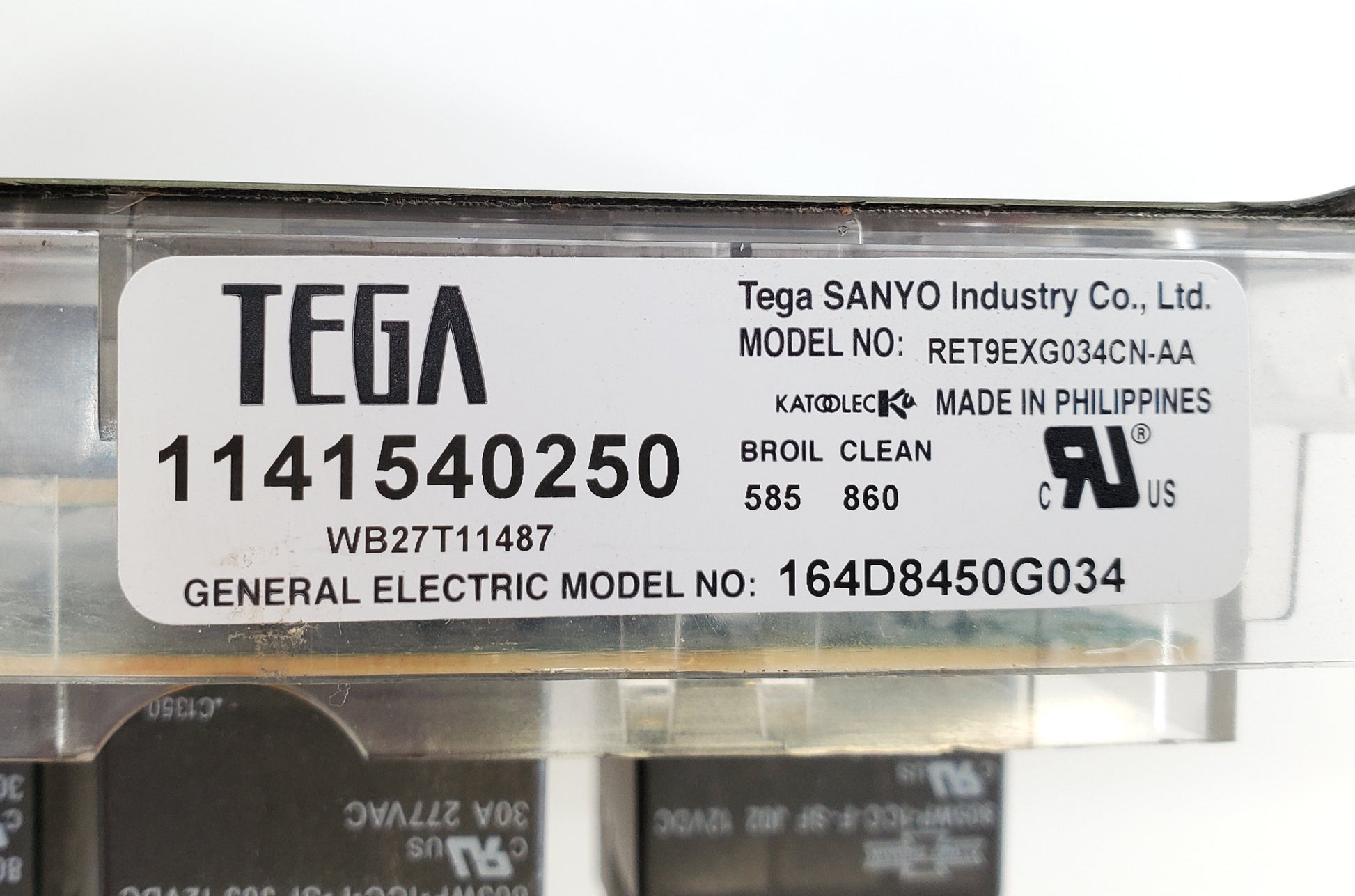 OEM  GE Range Control Board WB27T11487
