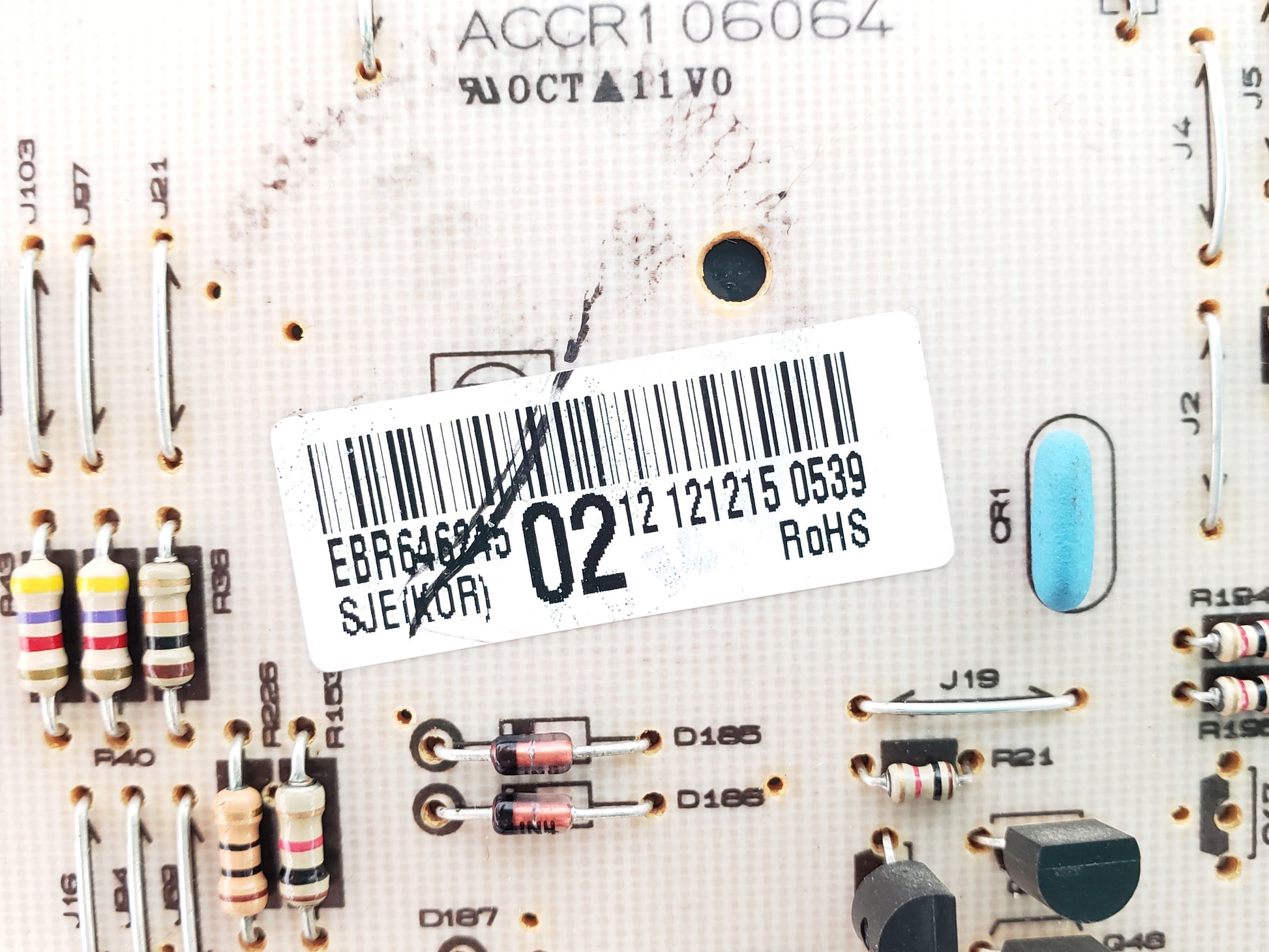 OEM  LG Range Control Board EBR64624502