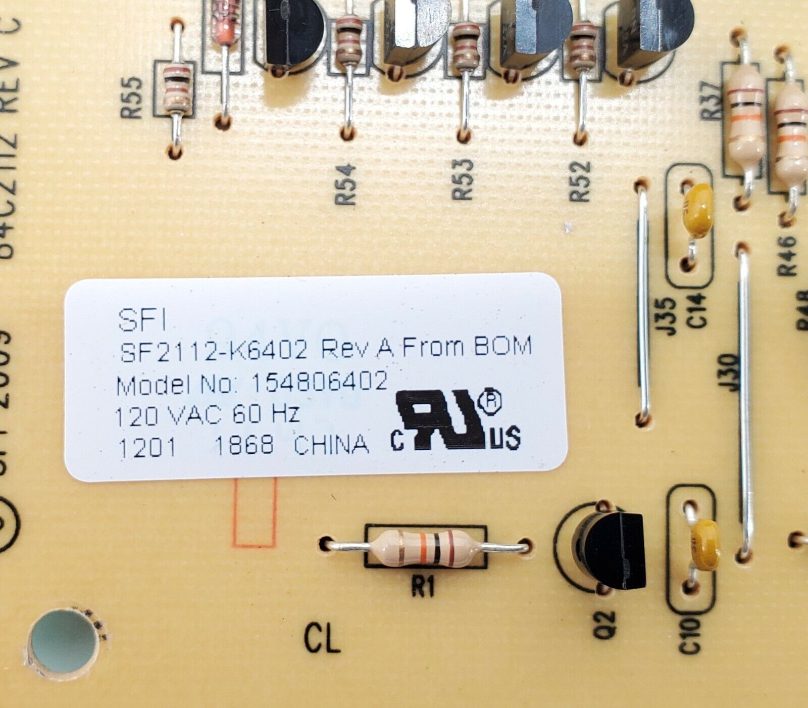 Frigidaire Dishwasher Control Board 154806402