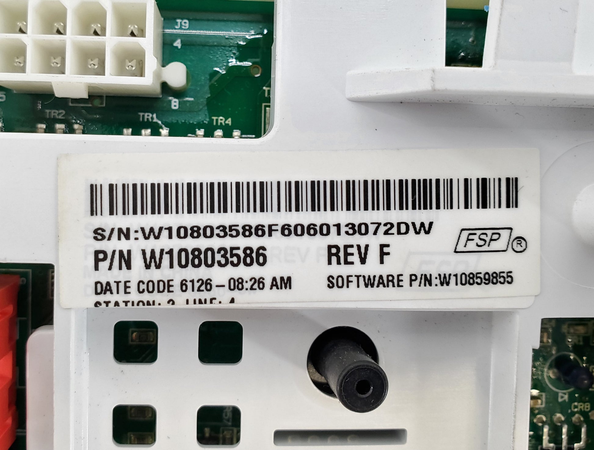 OEM  Whirlpool Washer Control Board  W10803586