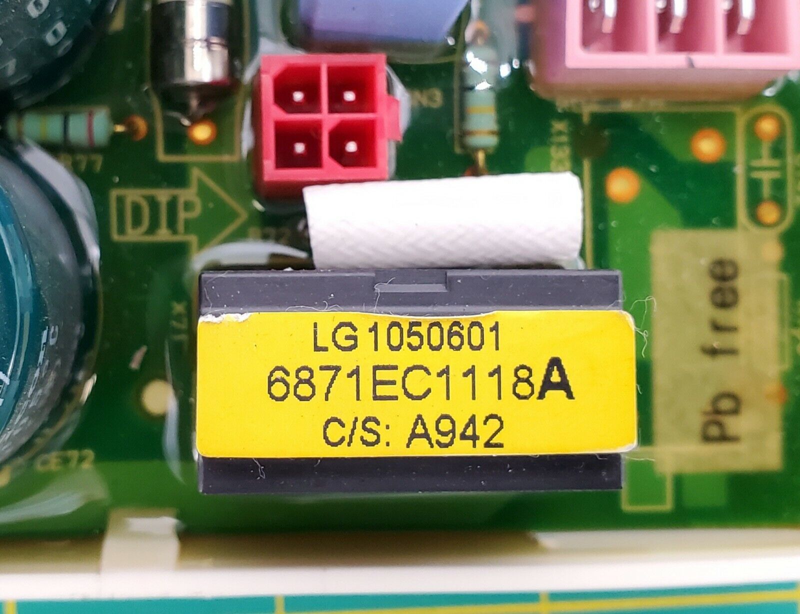 OEM  LG Washer Control 6871EC1118A