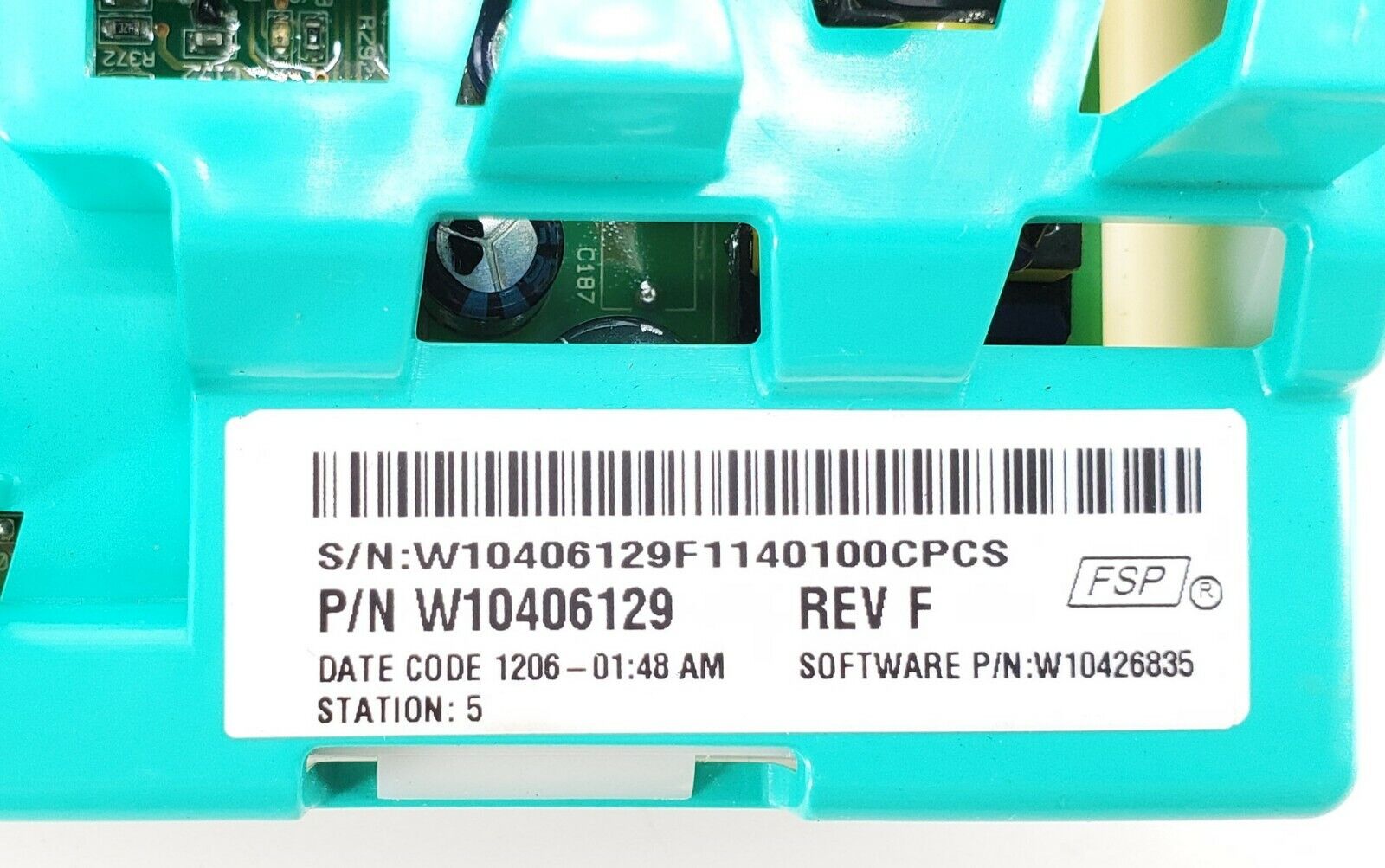 Whirlpool Washer Control  W10406129
