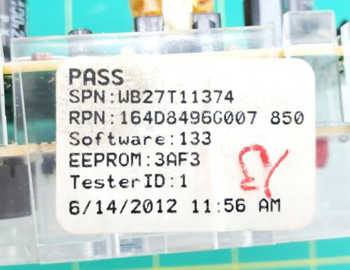 OEM Same GE Range Control Board WB27T11374 Same Day Ship & Lifetime Warranty
