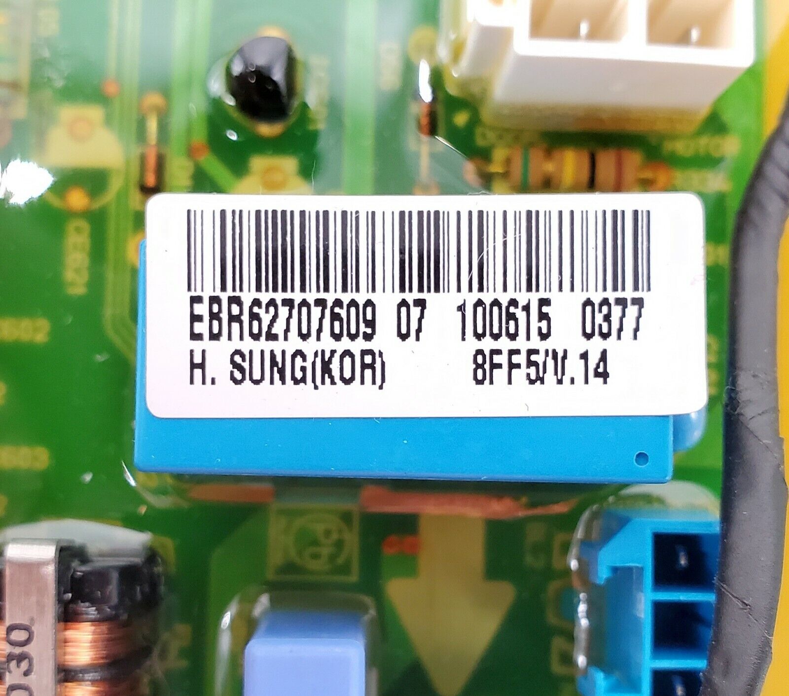 OEM LG Washer Control Board EBR62707609 Same Day Shipping & Lifetime Warranty