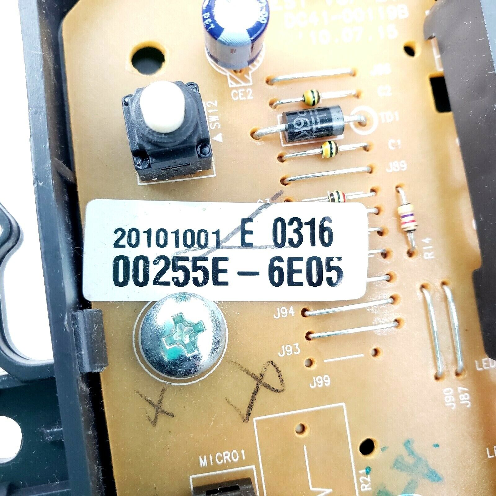 OEM  Samsung Dryer Control  Board DC92-00255E
