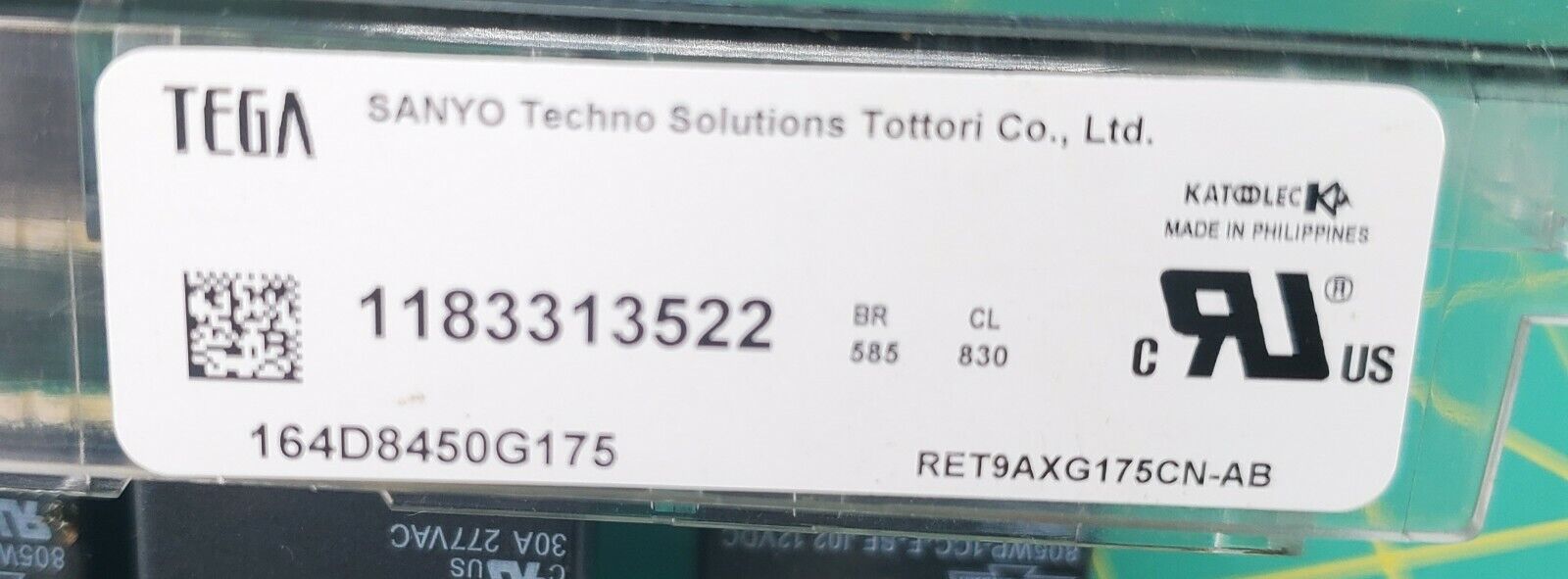 GE Range Control 164D8450G175