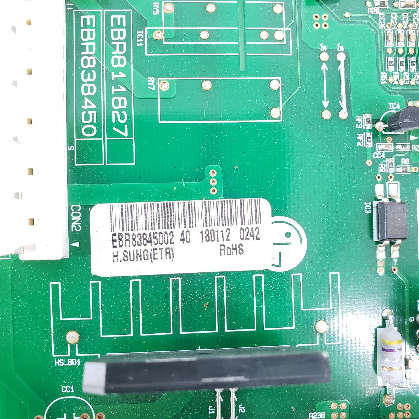 LG Refrigerator Control Board EBR83845002