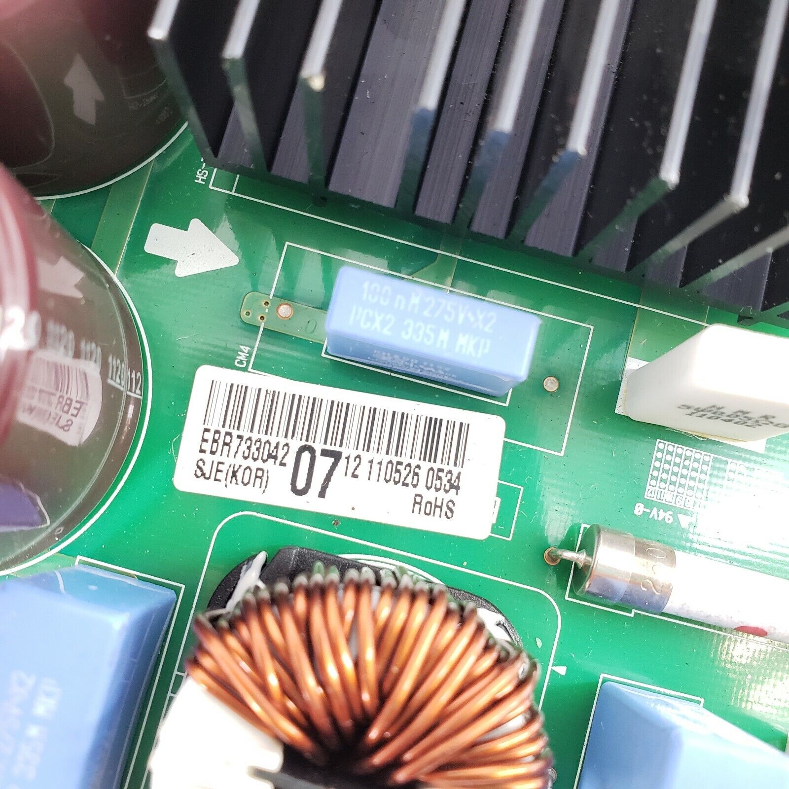 OEM  LG Refrigerator Control EBR73304207