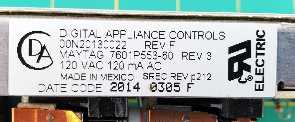 OEM  Maytag Range Control 7601P553-60