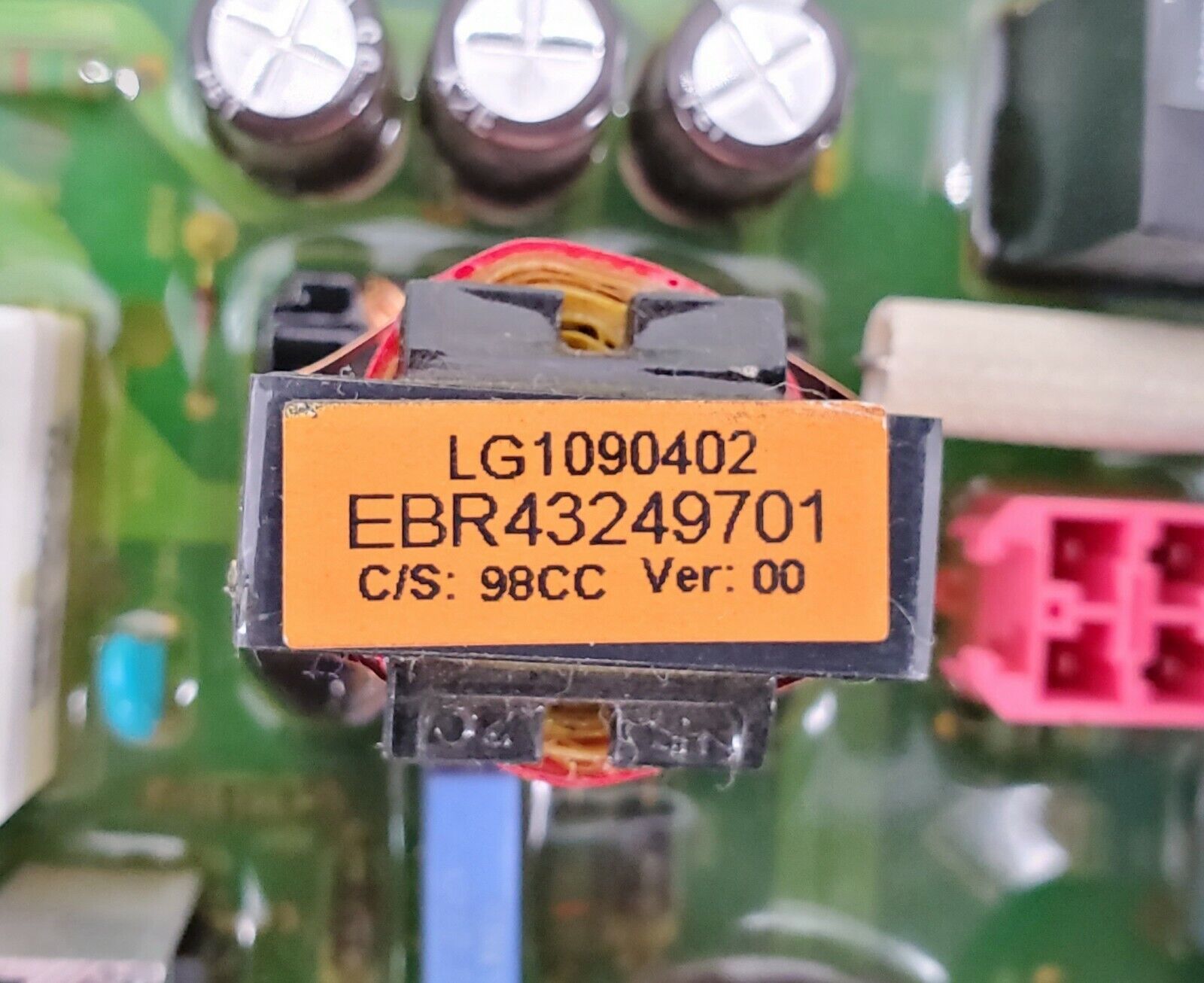 OEM  LG Washer Control EBR43249701