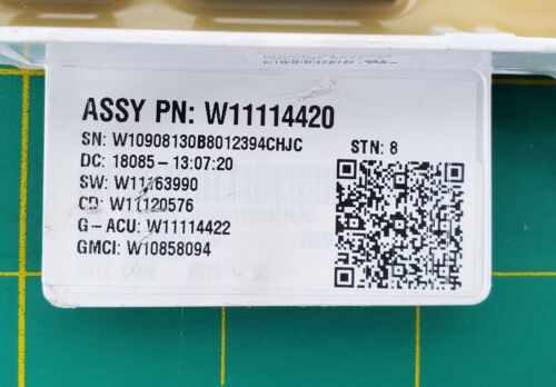 Maytag Washer Control W11114420
