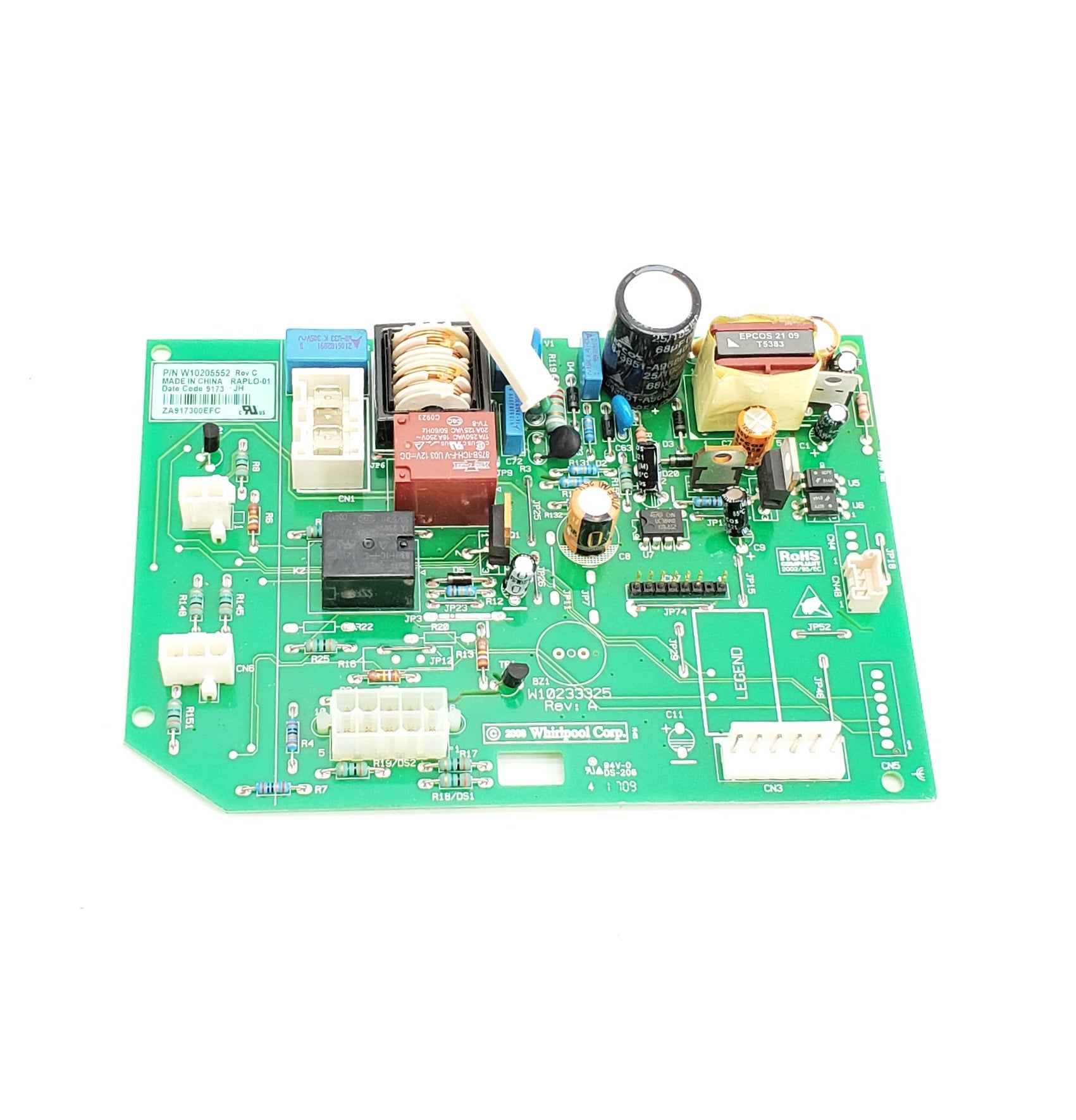 Whirlpool Refrigerator Control  W10205552