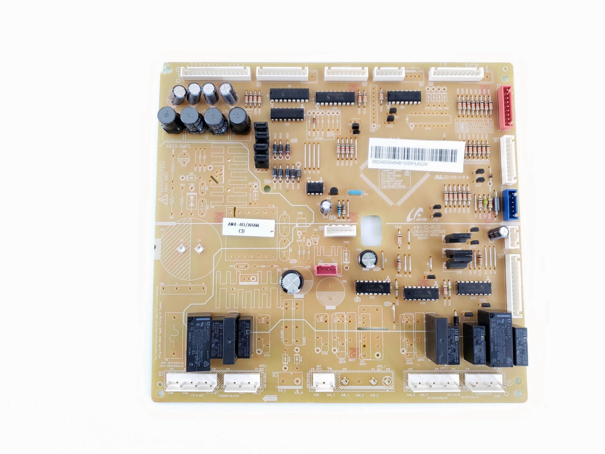 Samsung Refrigerator Control Board DA92-00484B