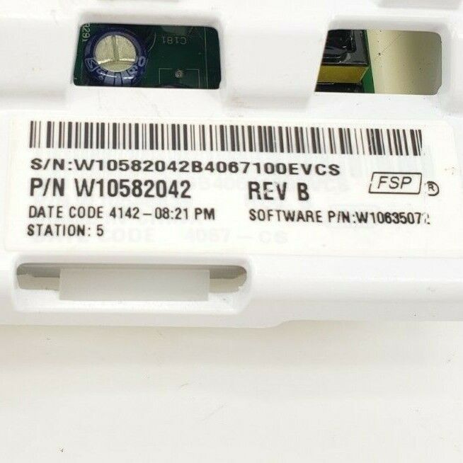 OEM  Whirlpool Washer Control W10582042