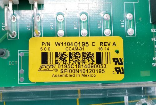 OEM Whirlpool Range Control W11040195 Same Day Shipping & Lifetime Warranty