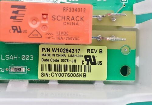 OEM  Whirlpool Dryer Control  Board W10294317