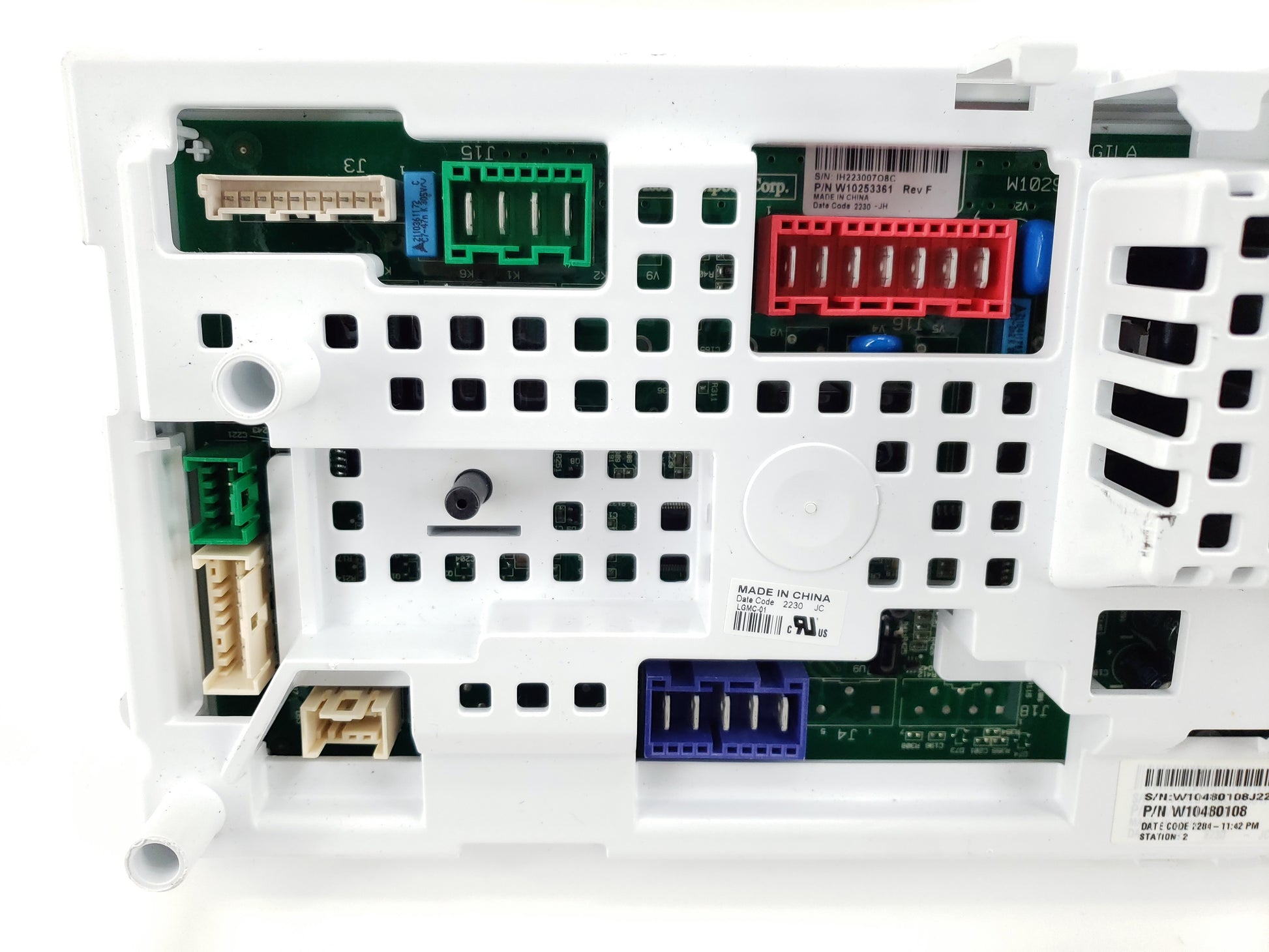 Whirlpool Washer Control W10480108