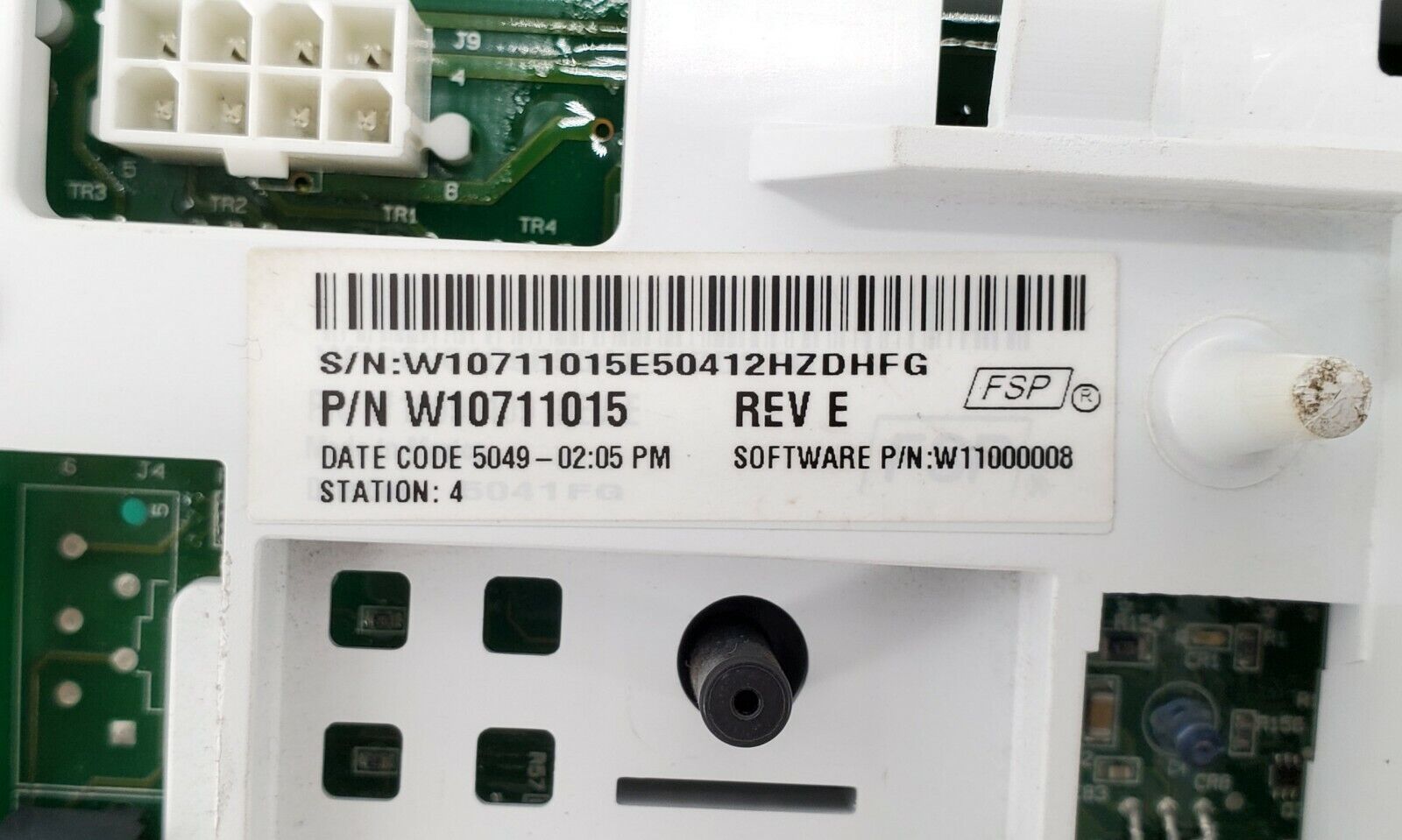 Whirlpool Washer Control  W10711015