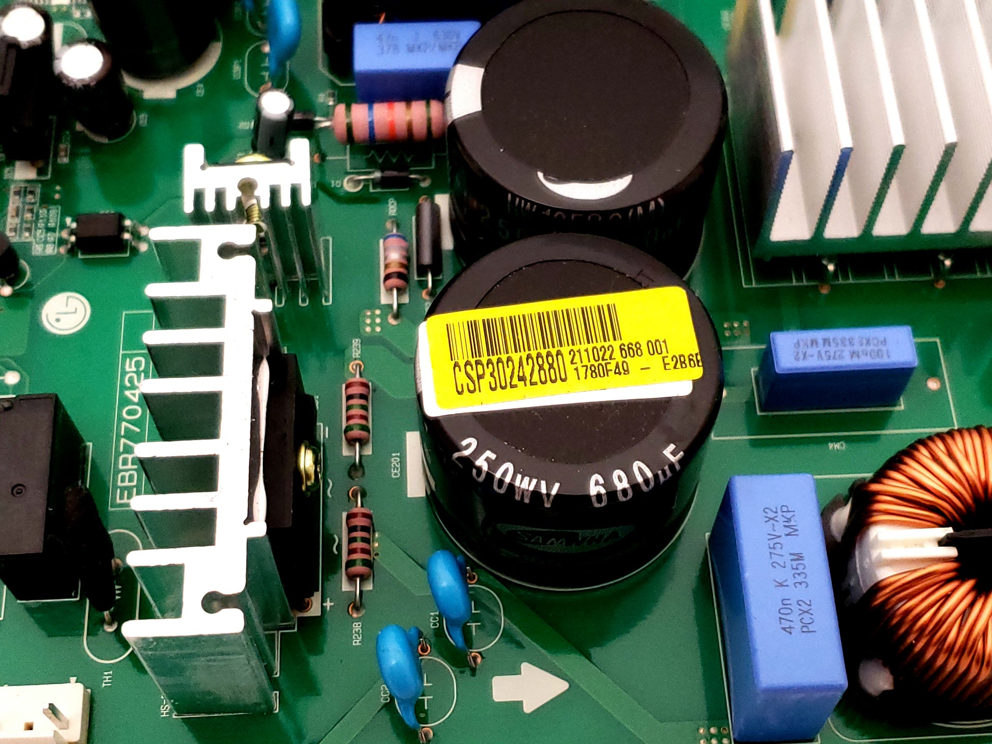 LG Refrigerator Control EBR83845069