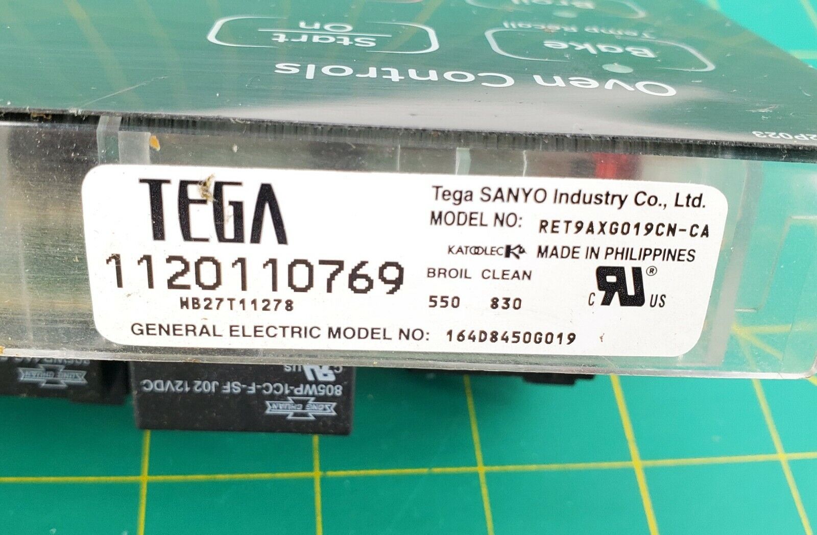 GE Range Control WB27T11278