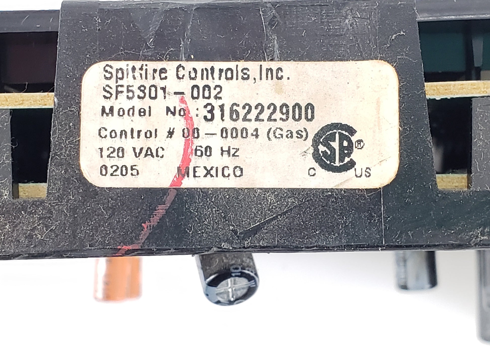 Frigidaire Range Control  316222900