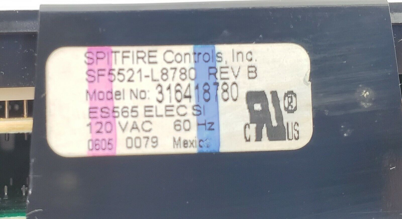 OEM  Kenmore Range Control Board 316418780