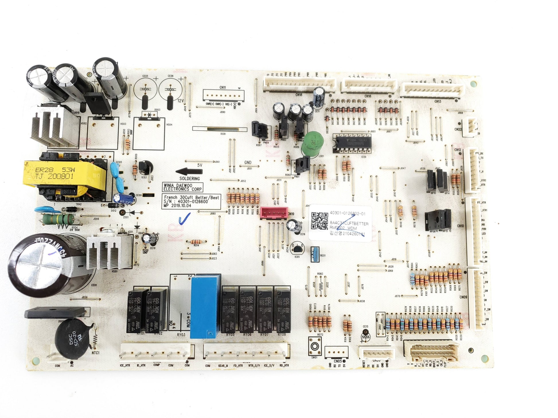 Kenmore Refrigerator Control Board 40301-0126802-01