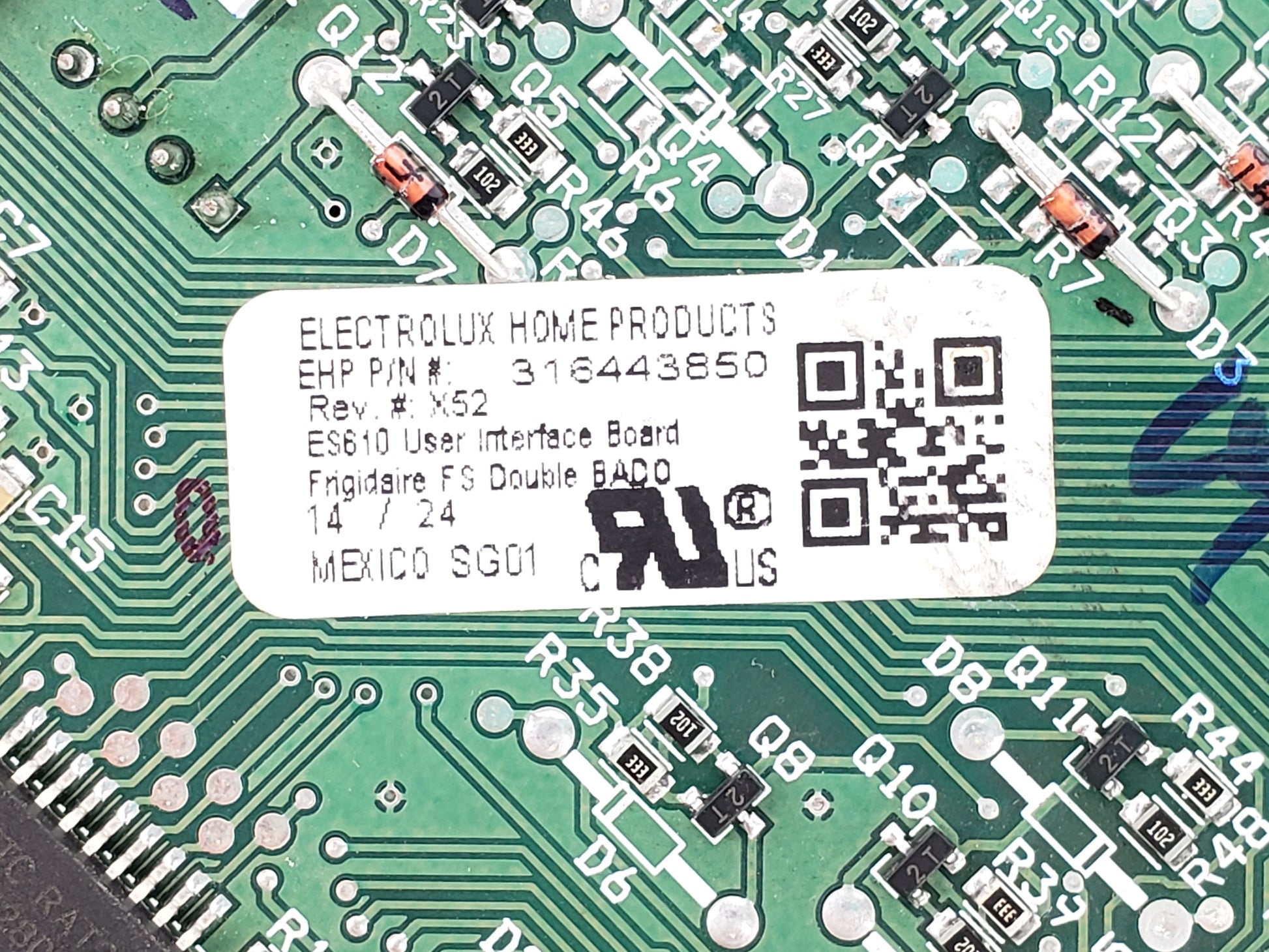 OEM  Frigidaire Range Control Board 316443850