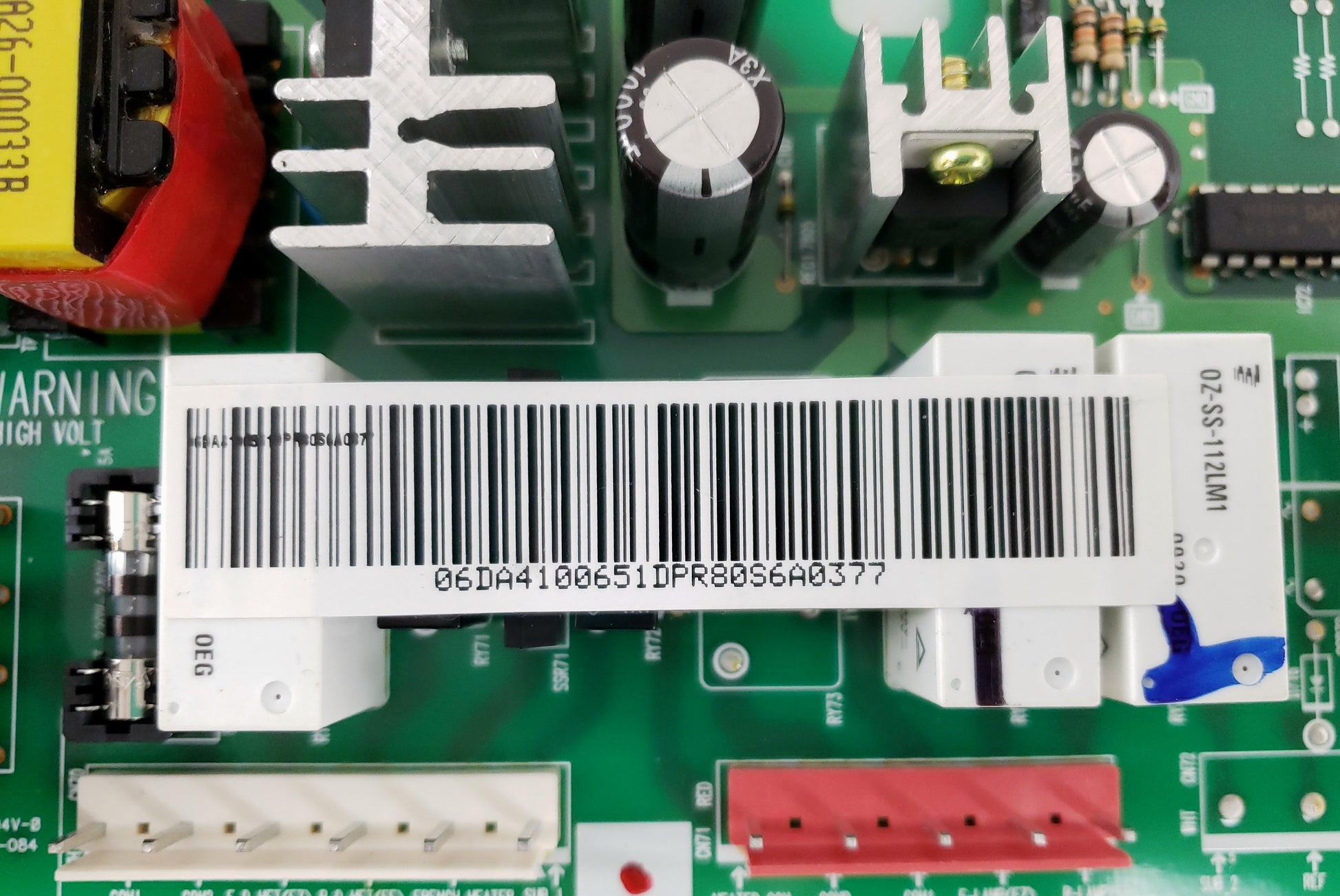 Samsung Refrigerator Control Board DA41-00651D