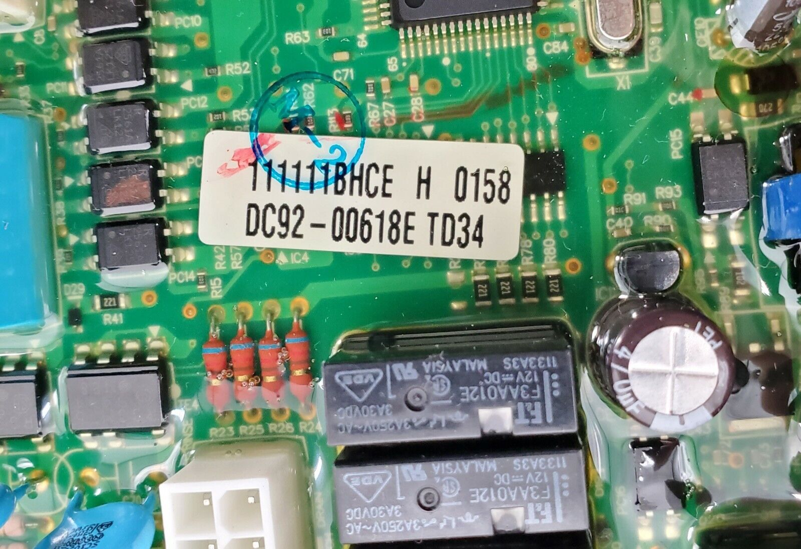 Samsung Washer Control Board DC92-00618E