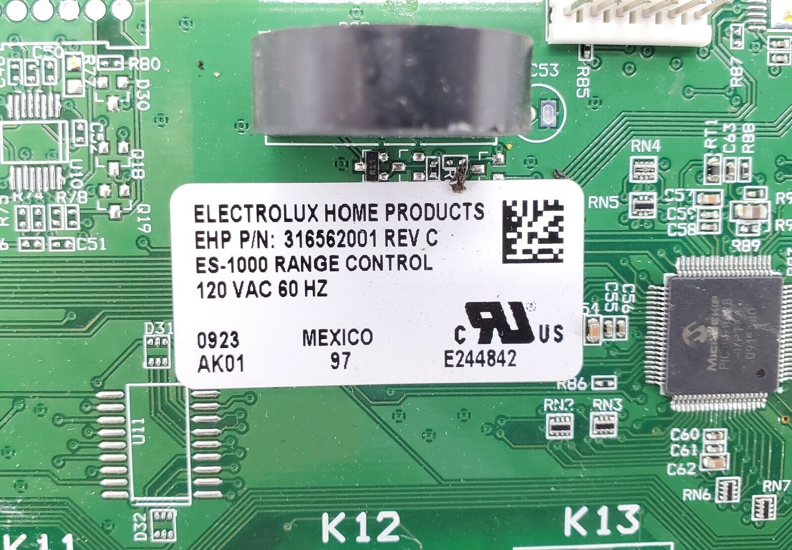 Frigidaire Range Control 316562001