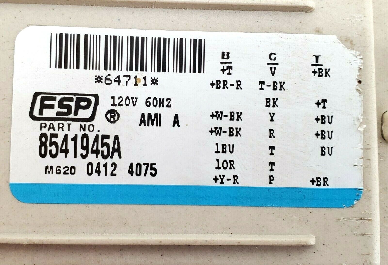 OEM  Kenmore Washer Timer 8541945