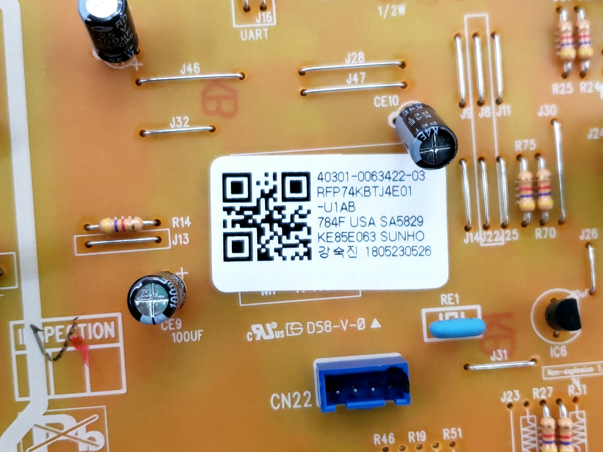 Kenmore Refrigerator Control Board 40301-0063422-03