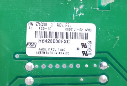 OEM  KitchenAid Range Control 9760201