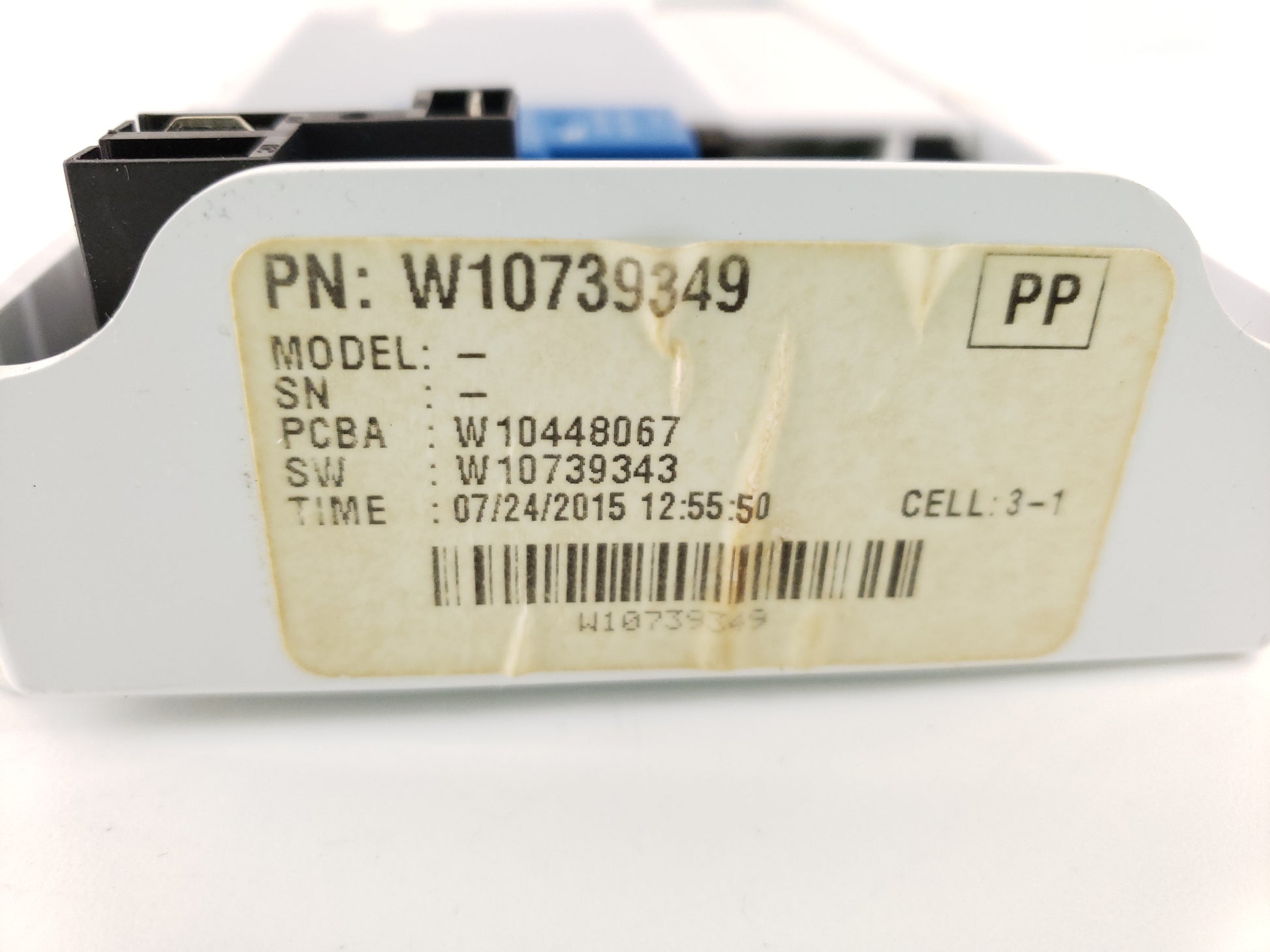 Whirlpool Dryer Control Board W10739349
