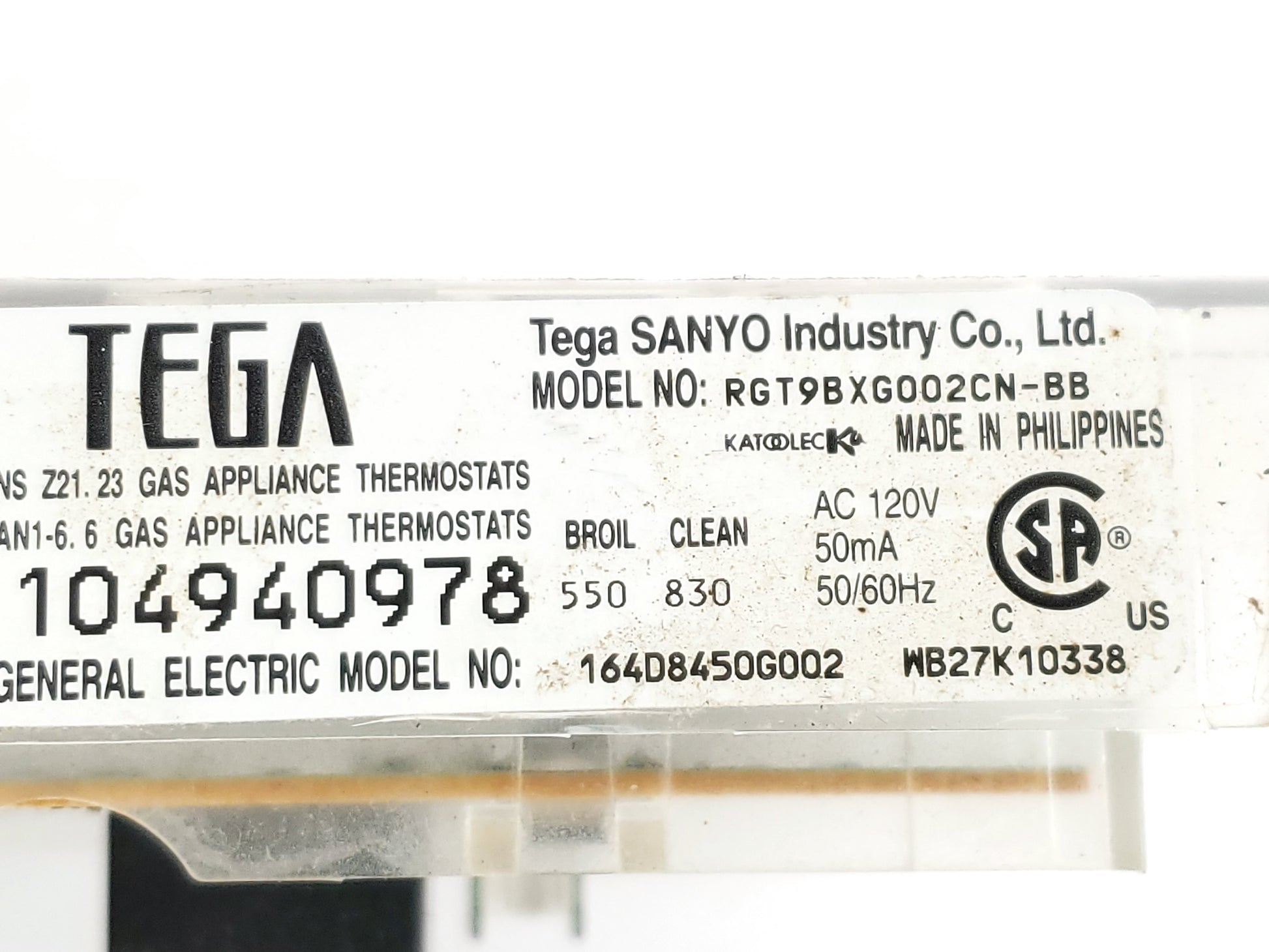 OEM GE Range Control Board WB27K10338