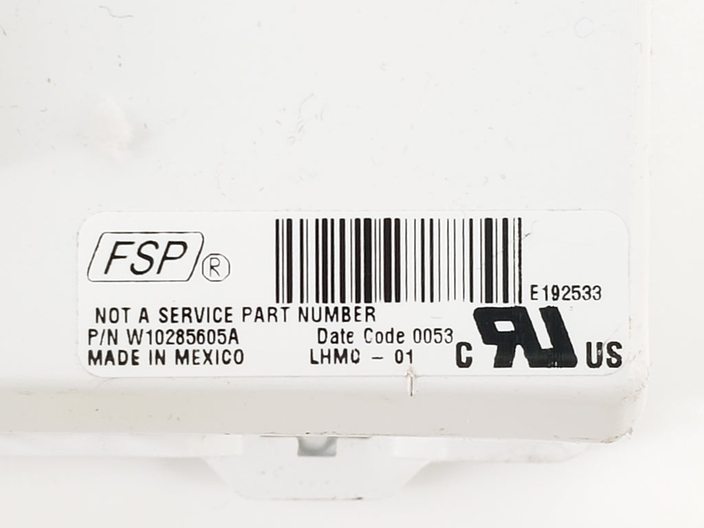 OEM  Whirpool Washer Control W10285605