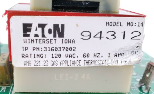 GE Range Control Board 316037002