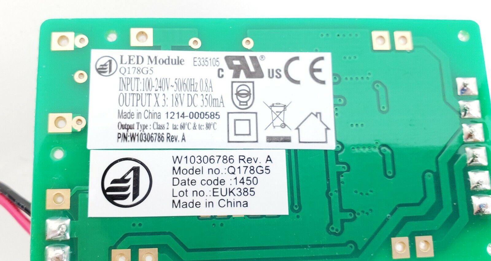 Whirlpool Refrigerator Inverter W10306786
