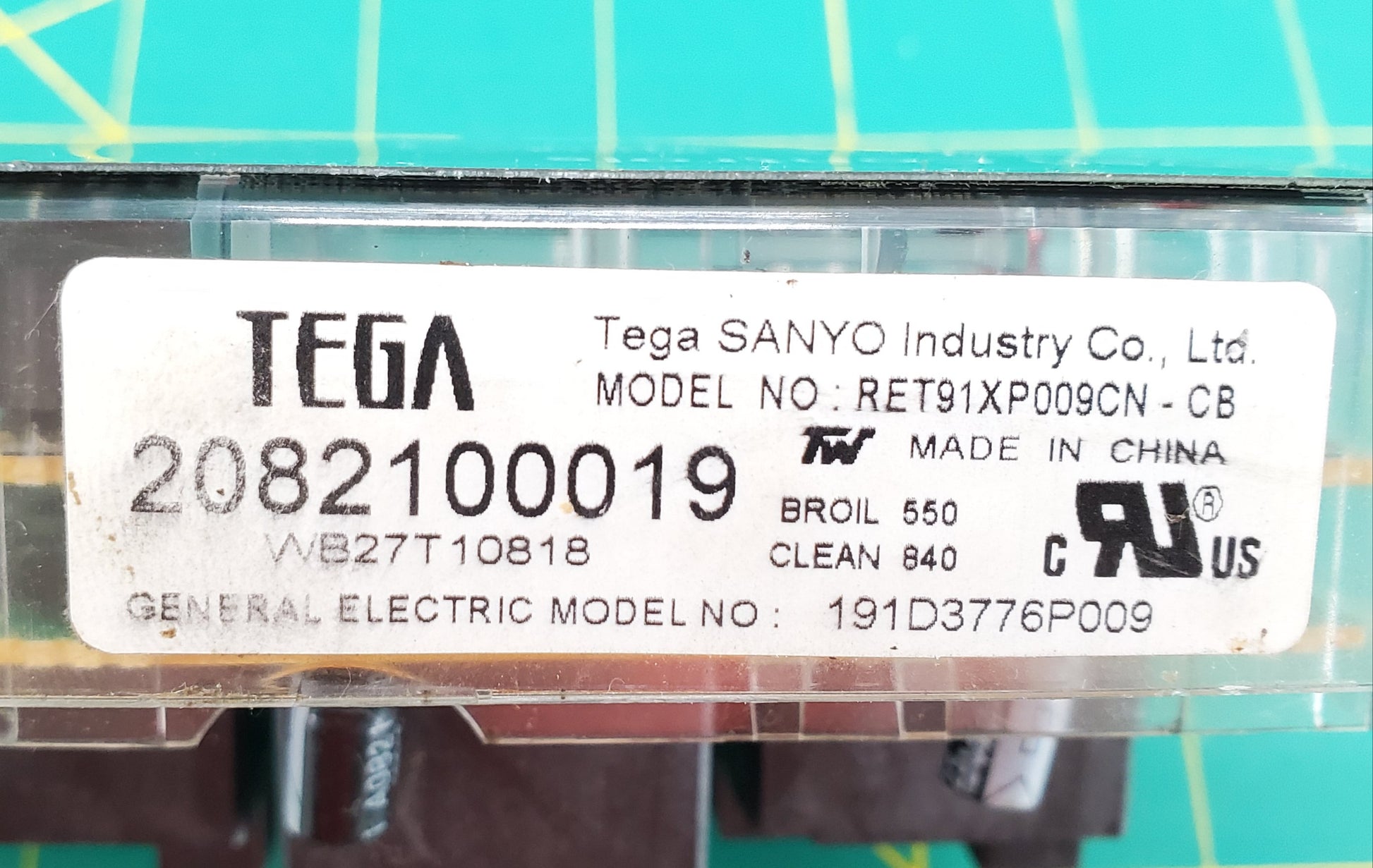 GE Range Control Board WB27T10818