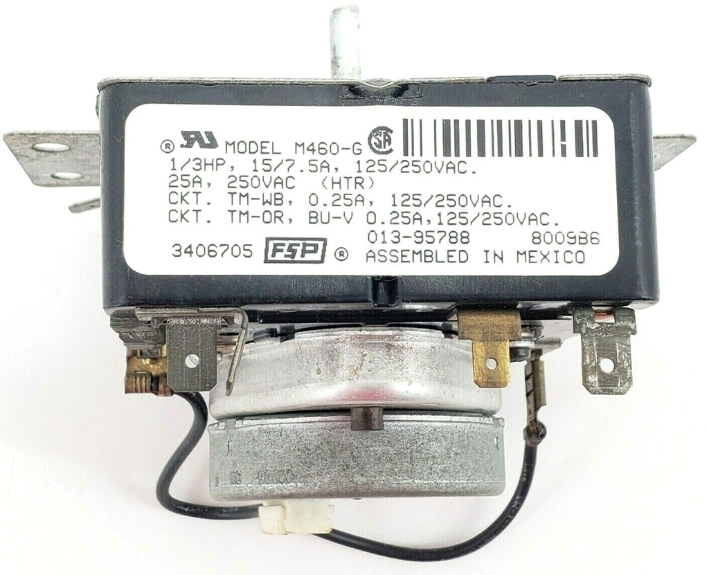 OEM Whirlpool Dryer Timer 3406705 Same Day Shipping & Lifetime Warranty