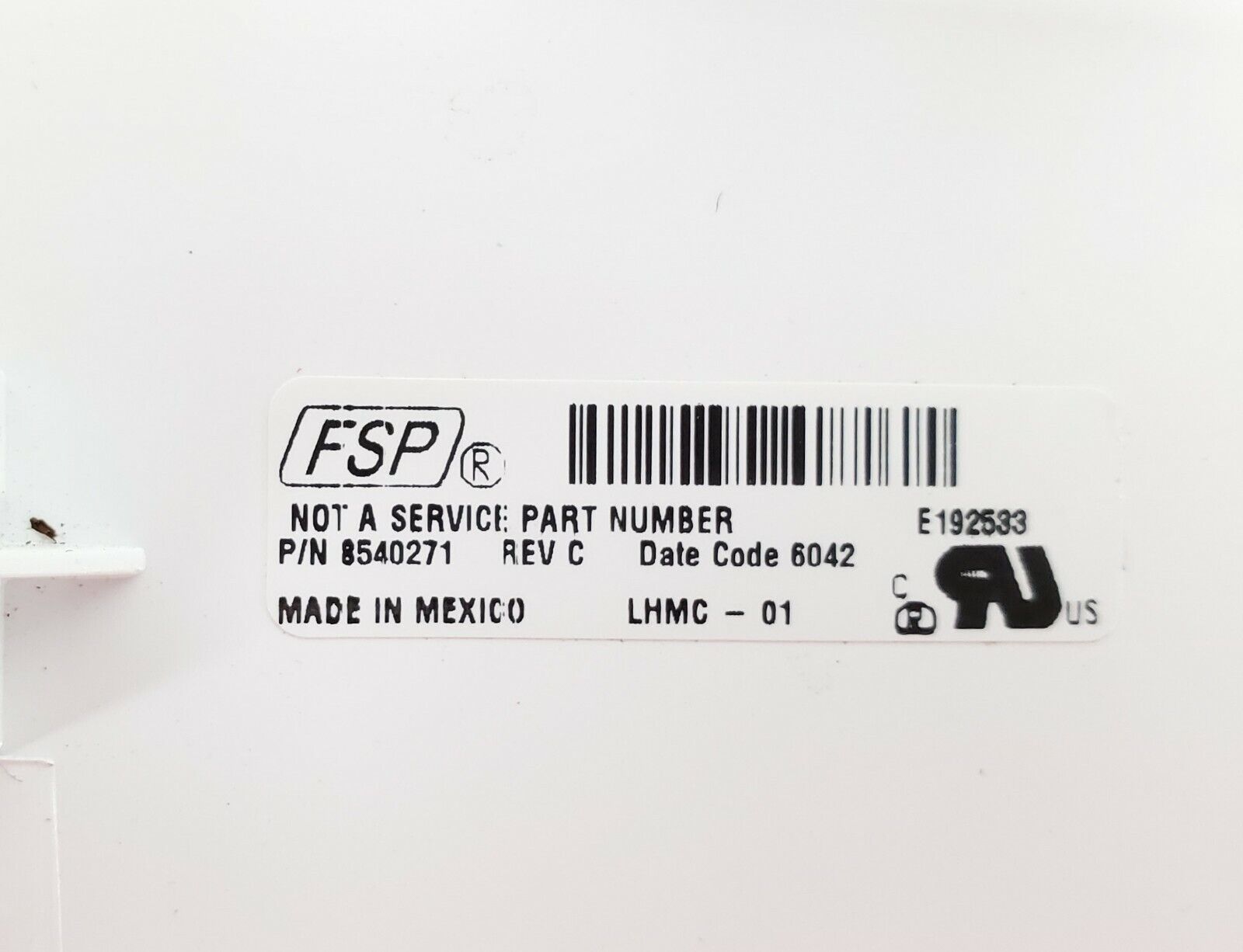 OEM  Whirlpool Washer Control 8540271