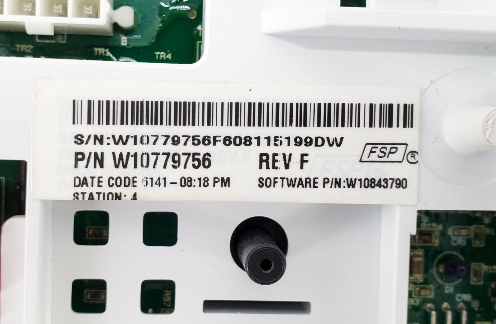 Whirlpool Washer Control Board W10779756