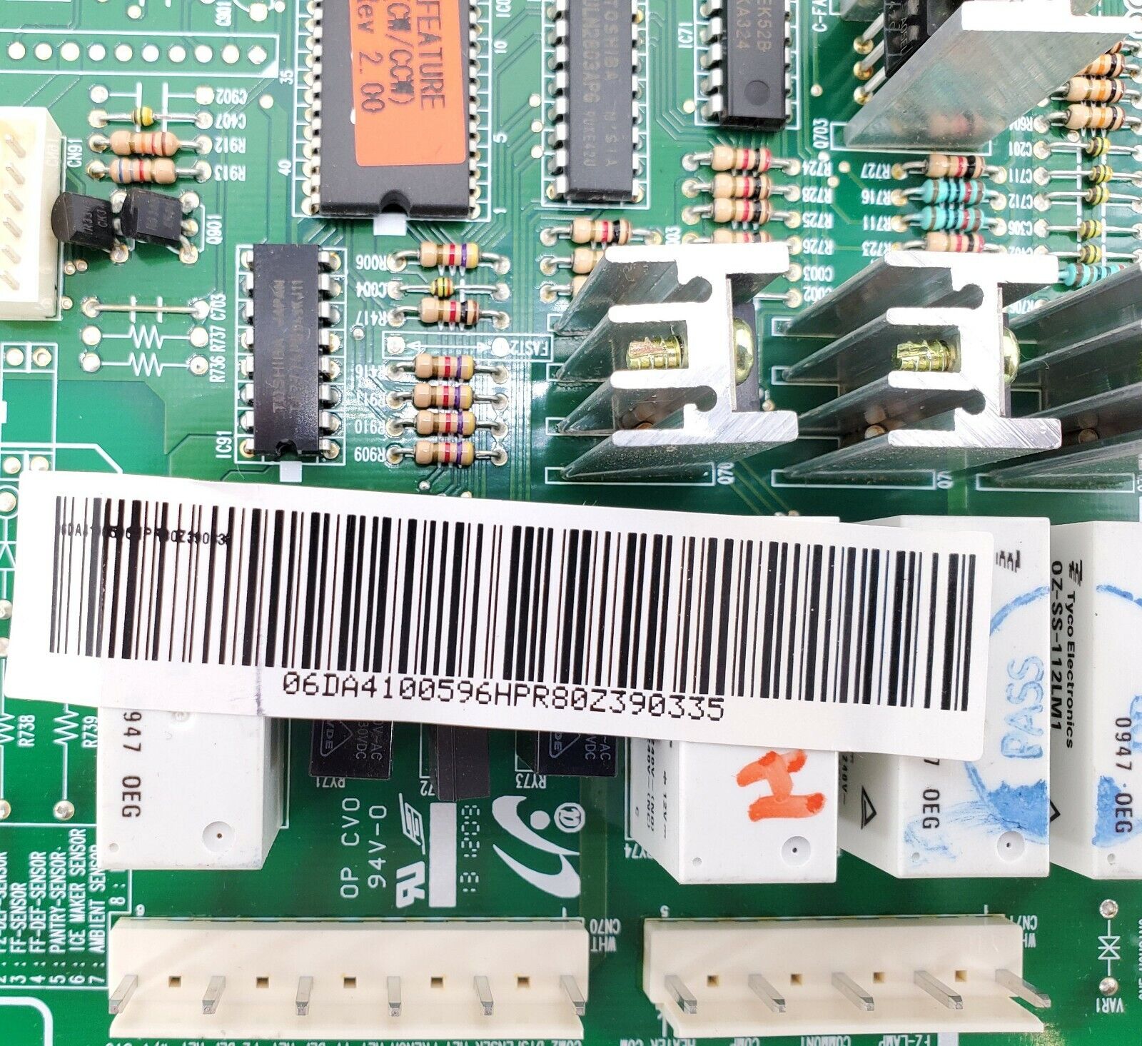 Samsung Refrigerator Control Board DA41-00596H