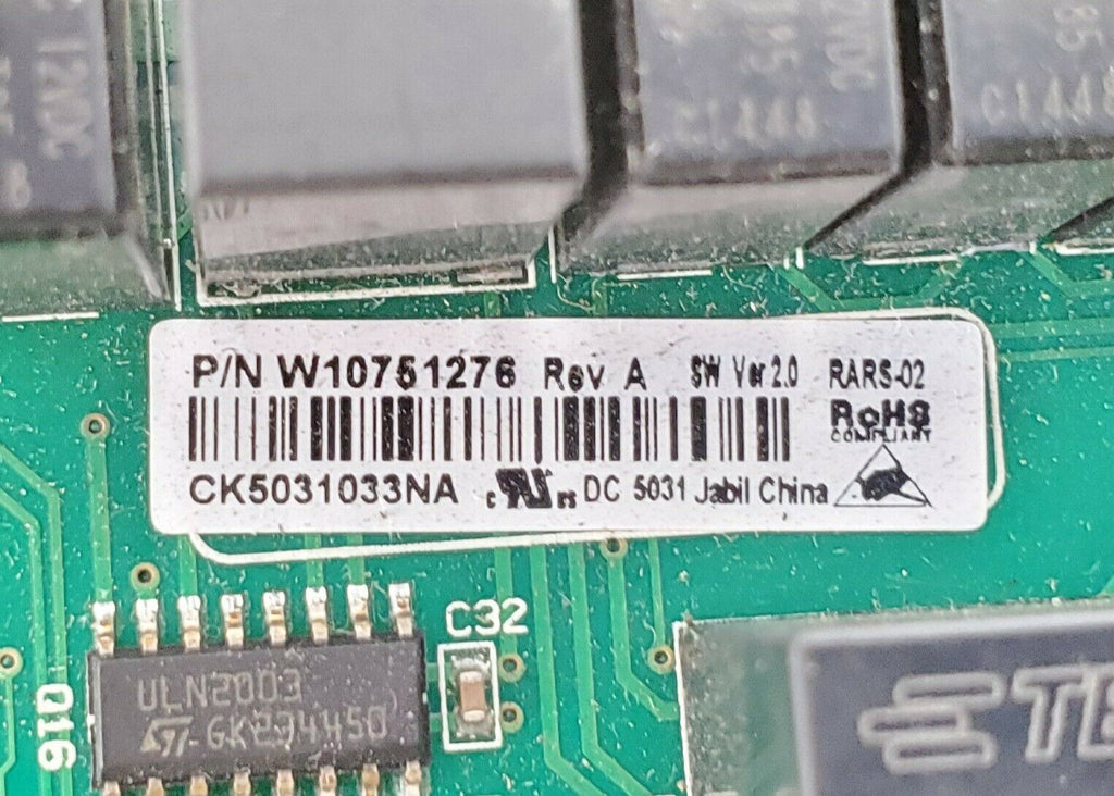 Whirlpool Refrigerator Control W10751276