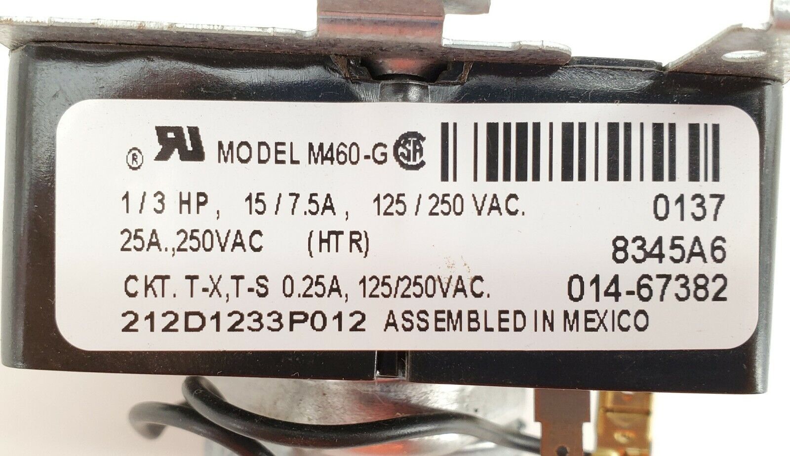 OEM GE Dryer Timer Assembly 212D1233P012 Same Day Shipping & Lifetime Warranty