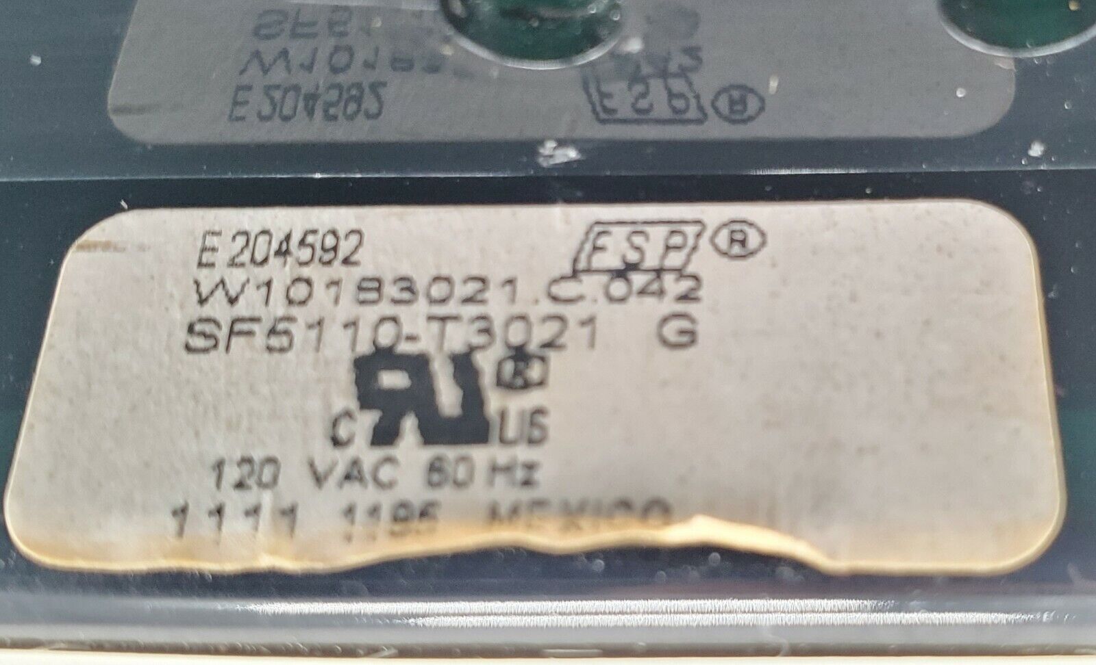 Whirlpool Range Control Board W10183021